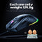 Onikuma TZ5006 5-in-1 RGB Wired Keyboard / Mouse/ Mouse Pad / Headset / Headset Stand Gaming Combo