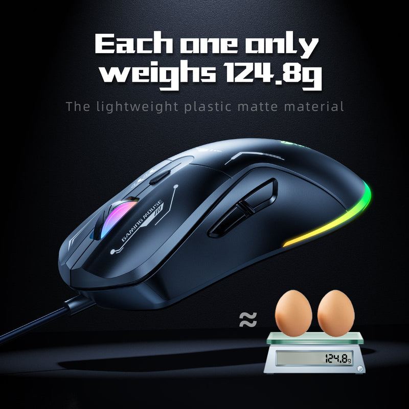 Onikuma TZ5006 5-in-1 RGB Wired Keyboard / Mouse/ Mouse Pad / Headset / Headset Stand Gaming Combo