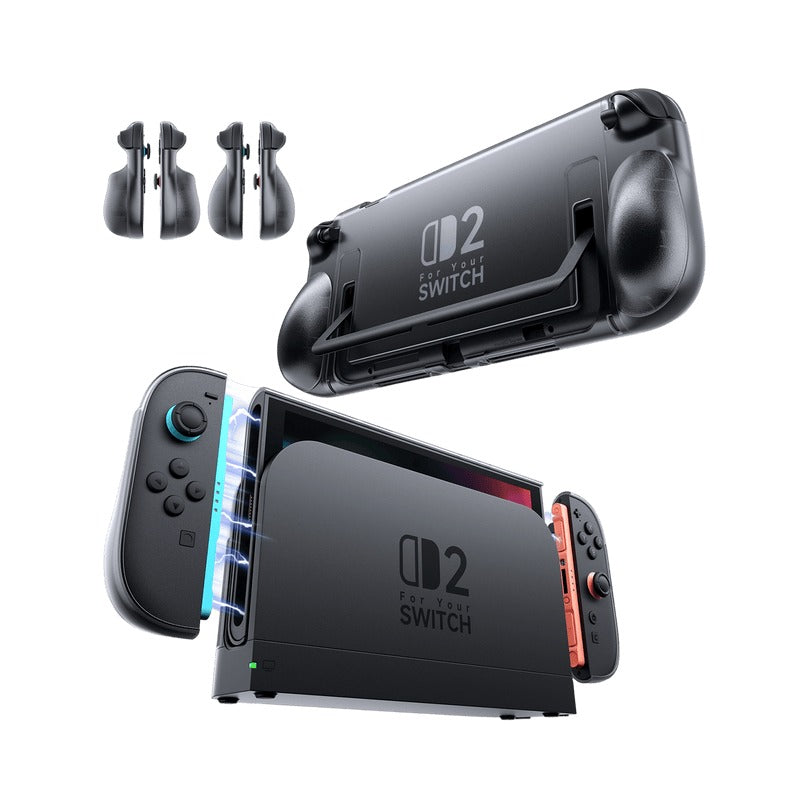 JSAUX Split Transparent Ergonomic Protective Case for Nintendo Switch 2