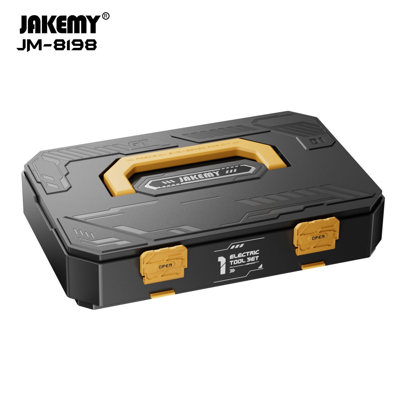 Jakemy 135-in-1 Modular Electric Toolbox with Electric Screwdriver Handle / 2-in-1 Connector