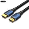 Vention Cotton Braided HDMI-A Male to Male HD Cable 8K Aluminum Alloy Type