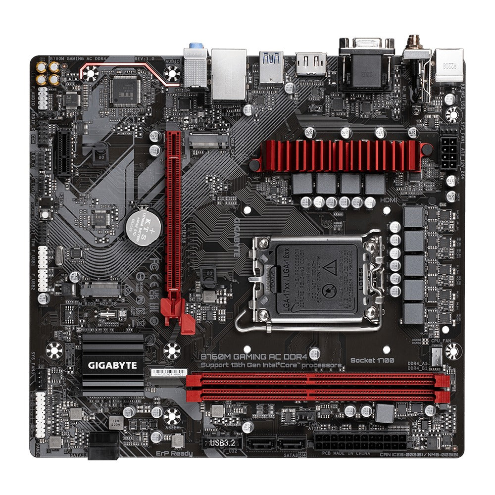 Gigabyte B760M Gaming AC DDR4 Motherboard
