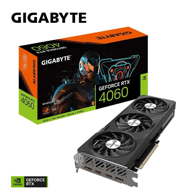 Gigabyte GeForce RTX 4060 Gaming OC 8GB Graphics Card