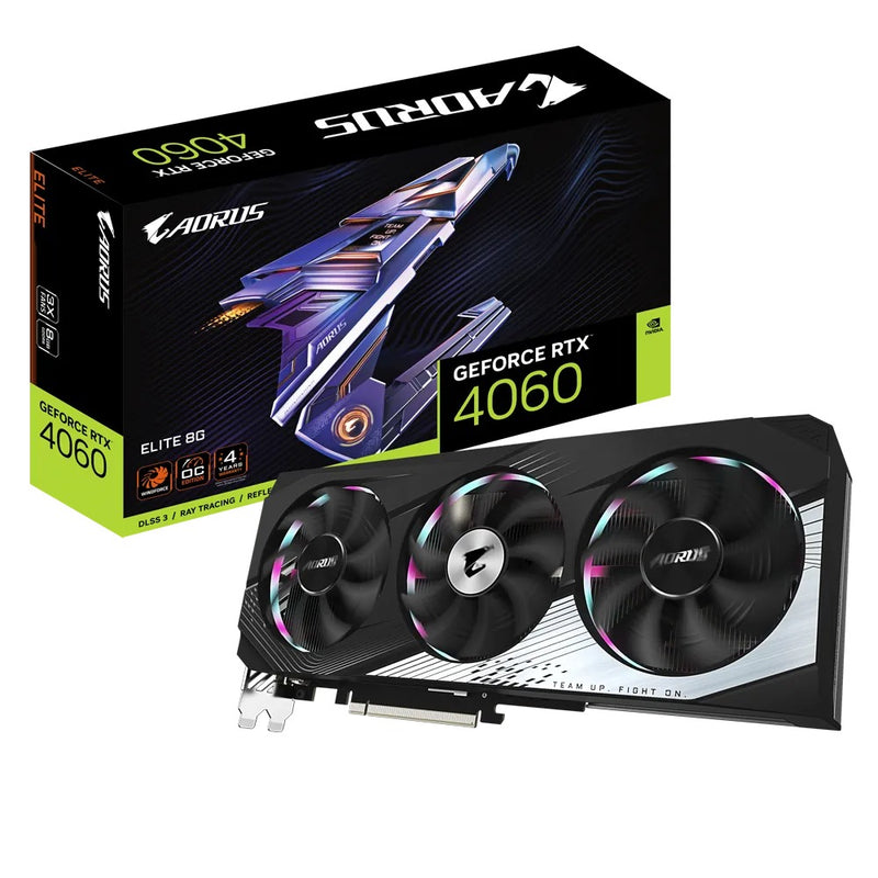 Gigabyte Aorus GeForce RTX 4060 Elite 8GB Graphics Card