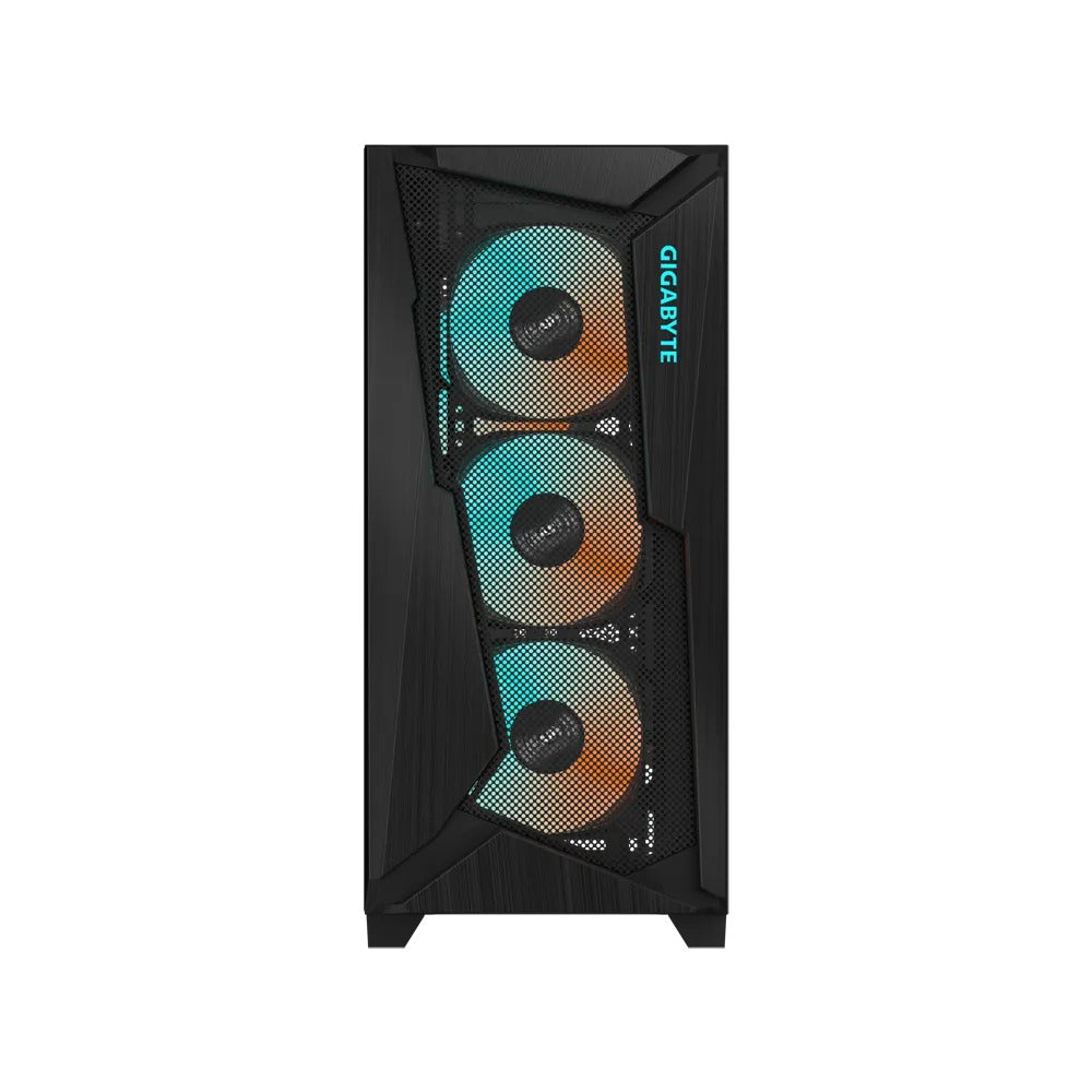 Gigabyte C301 V2 Tempered Glass RGB Mid-Tower 4X ARGB PWM Fan ATX Case