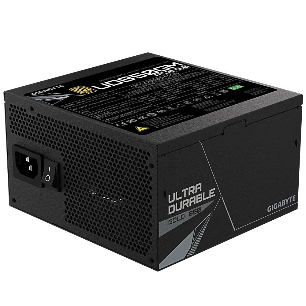 Gigabyte GP-UD850GM PG5 V2 850W Gold PCIE 5.0 Modular Power Supply