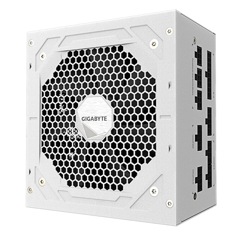 Gigabyte GP-850GM PG5W 850W 80 Plus Gold PCIE 5.0 ATX 3.0 Modular Power Supply (White)