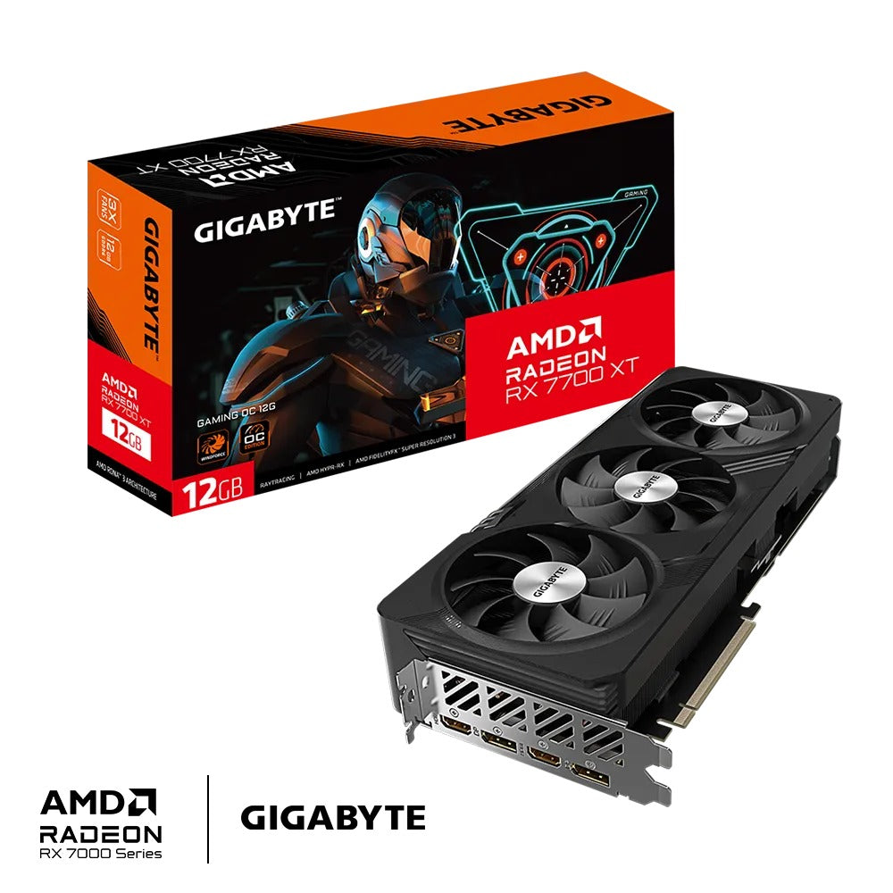 Gigabyte AMD Radeon RX 7700 XT Gaming OC 12GB GDDR6 Graphics Card