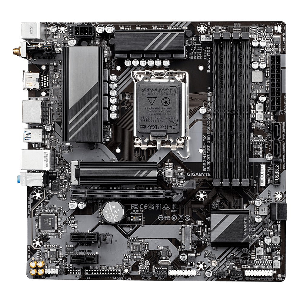 Gigabyte B760M DS3H AX DDR5 Ultra Durable Motherboard