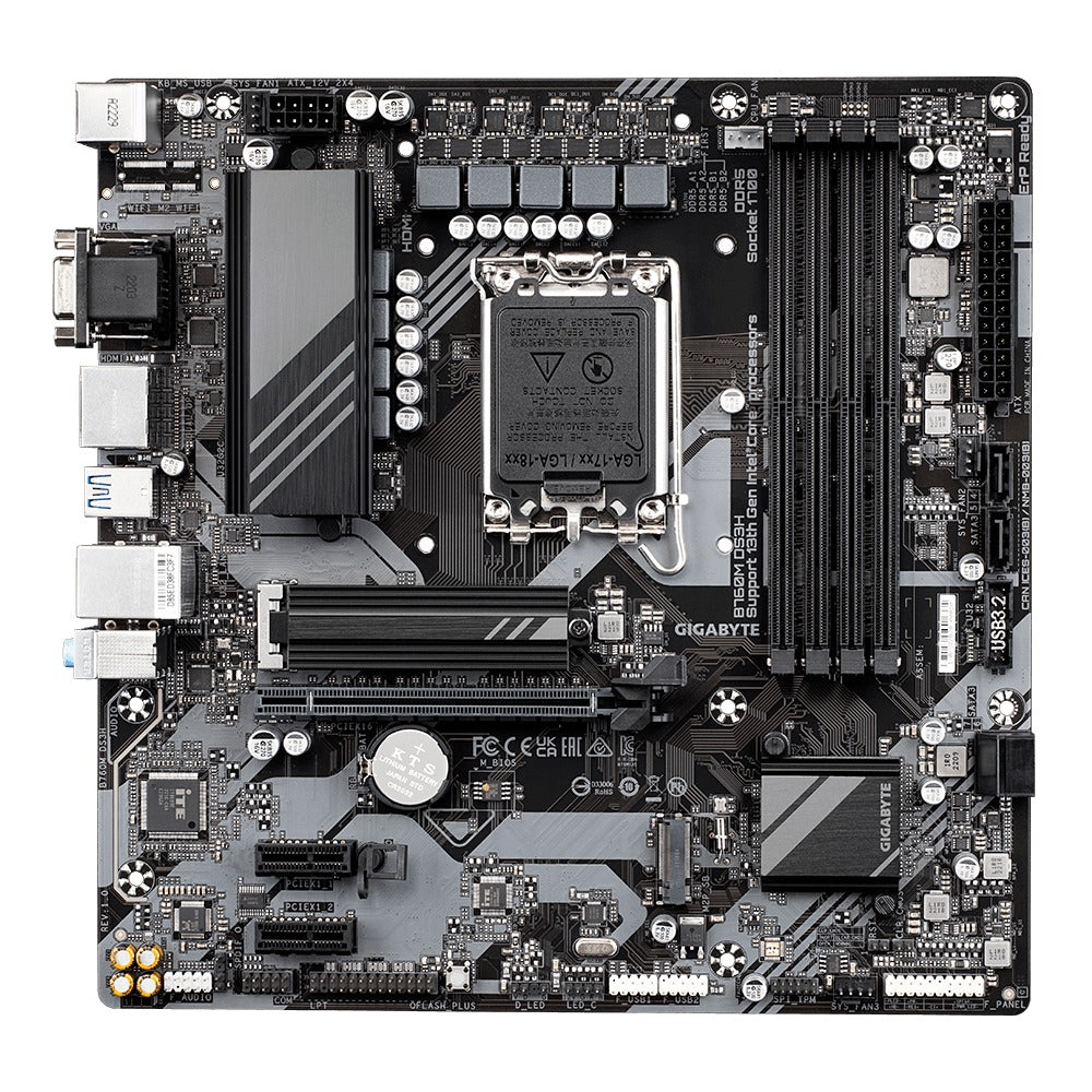 Gigabyte B760M DS3H DDR5 Ultra Durable Motherboard