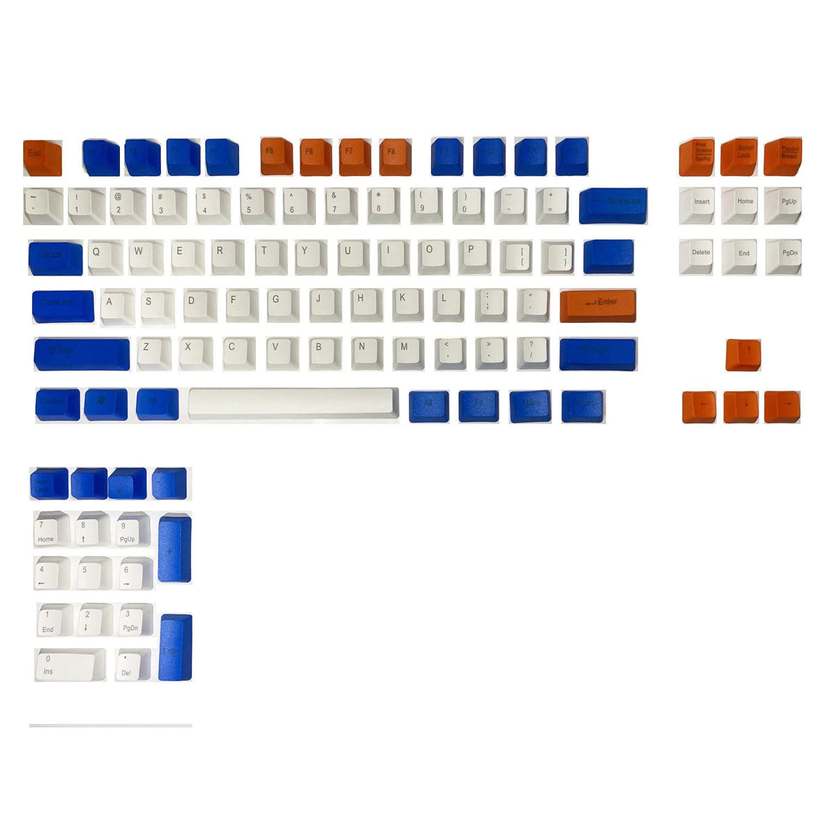104 Doubleshot OEM PBT Keycaps (Trico) (PBT3-22)