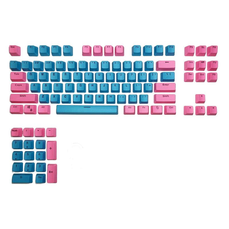 104 Doubleshot OEM PBT Keycaps (Peach Blue)