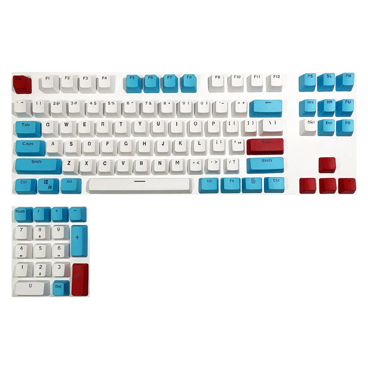Home All products 104 Doubleshot OEM PBT Keycaps (Manch)
