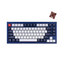 Keychron Q1 QMK Custom Mechanical Fully Assembled Navy Blue Keyboard (Gateron Phantom Brown Switch) (Q1J3)