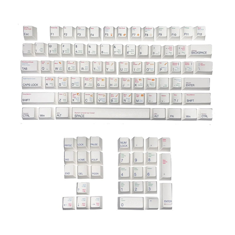 Royal Kludge PBT Keycaps Cherry-10