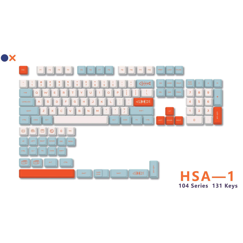 Royal Keys Royal Kludge PBT Keycaps 131 Keys HSA-1