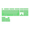 Royal Kludge ABS Doubleshot Led Through Keycaps 129 Keys (PUD-20)