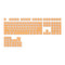 Royal Kludge ABS Doubleshot Led Through Keycaps 129 Keys (PUD-22)
