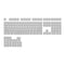 Royal Kludge ABS Doubleshot Led Through Keycaps 129 Keys (PUD-32)