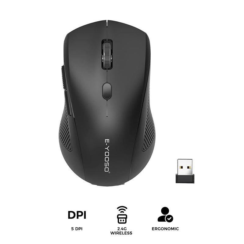 E-Yooso E-1131 Wireless Mouse (Black)