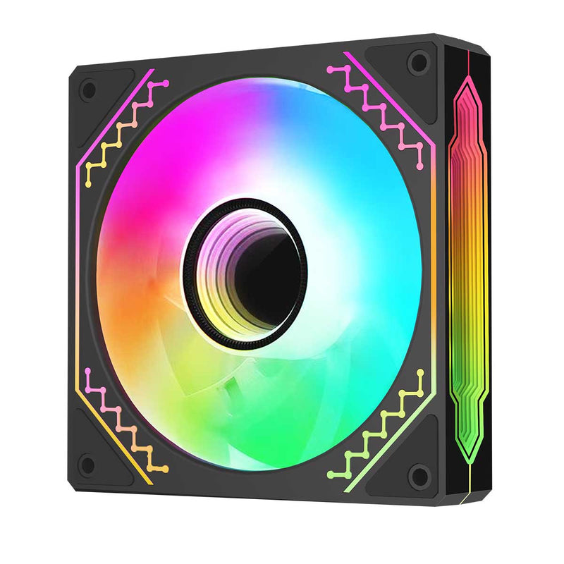 Coolman CM-03 Infinity Mirror LED A-RGB Cooling Fan (Single Pack)