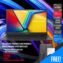 Asus Vivobook 16 M1605YA-MB249WS Laptop (Indie Black) | 16" WUXGA (1920 x 1200) | Ryzen™ 7 7730U | 8 GB RAM | 512 GB SSD | AMD Radeon™ Graphics | Windows 11 Home | MS Office Home & Student 2021 | Asus AP4600 Backpack