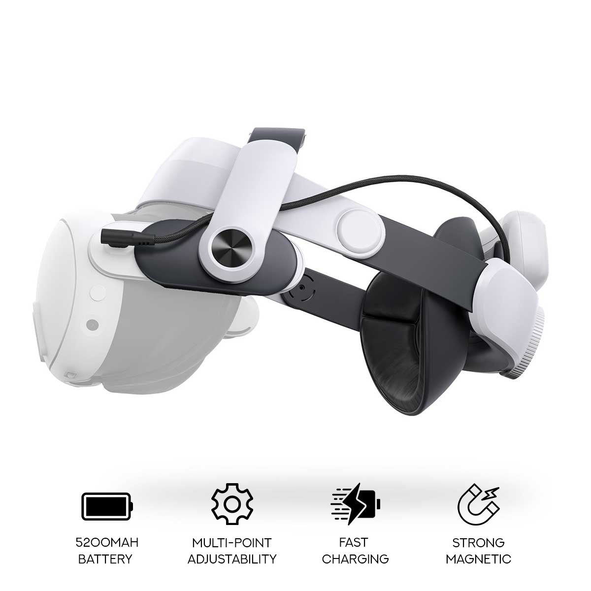 BOBOVR M3 Pro Battery Pack Head Strap Compatible With Meta Quest 3