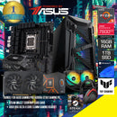 Asus Gaming Pro Aurora GT301 Gaming PC | AMD RYZEN 5 7500F | 16GB RAM | 1TB SSD | RX 7600 | Windows 11 Pro | Steam Wallet Code PHP 1,500 Card Bundle