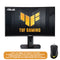 Asus TUF Gaming VG27VQM 27" FHD 240HZ Extreme Low Motion Blur Adaptive-Sync Freesync Premium 1MS (MPRT) Curved Gaming Monitor | Asus TUF Gaming M3 GEN II Wired Mouse (Black) Bundle