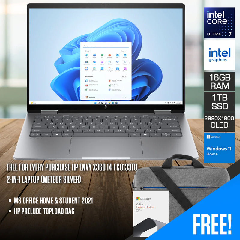 HP Envy x360 2-in-1 Laptop (Meteor Silver) | DataBlitz