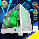 Aurora CH160 White V2 Gaming PC | AMD Ryzen 5 7600 | 32GB RAM | 1TB SSD | RTX 4060| Windows 11 Pro