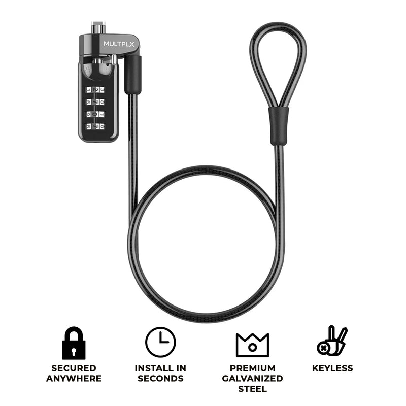 Multplx Laptop Combi Lock (LCL-100-A-Y-1)