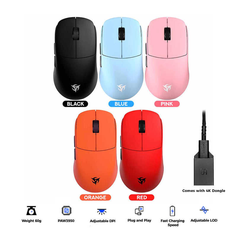 Vaxee x Ninjutso Sora 4K Wireless Mouse