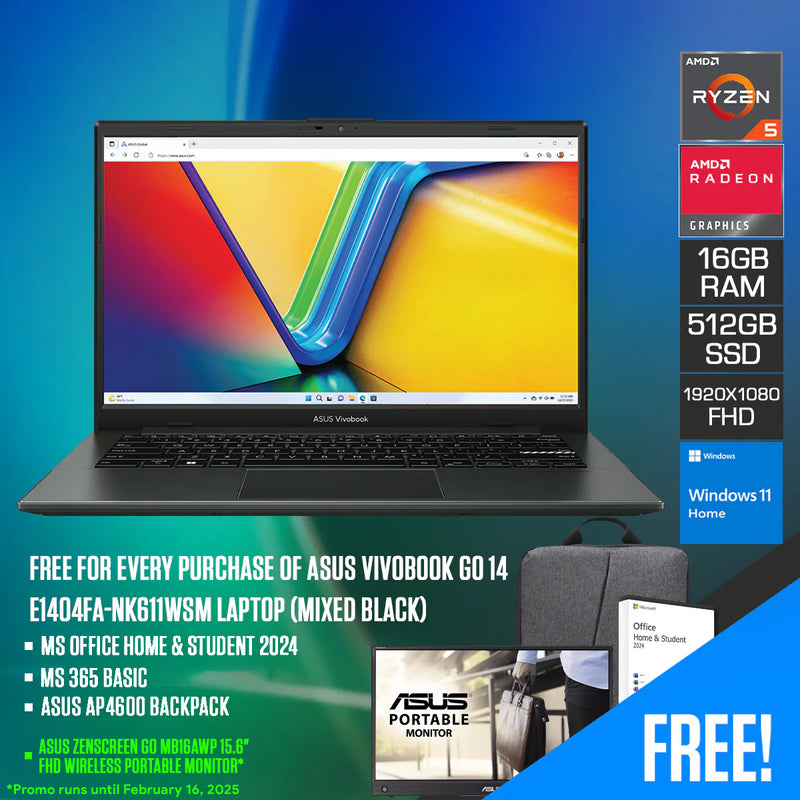 Asus Vivobook Go 14 E1404FA-NK611WSM Laptop