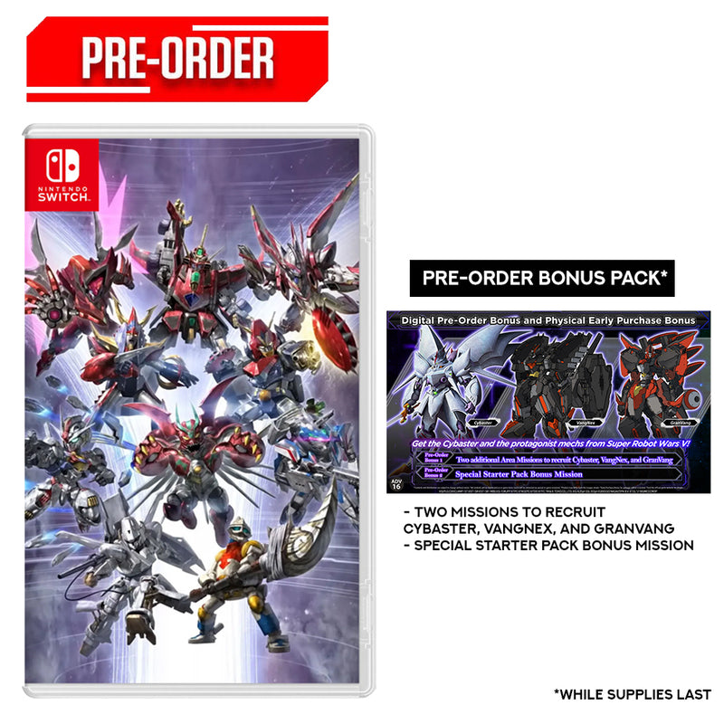 Nintendo Switch SUPER ROBOT WARS Y Standard Edition Pre-Order Downpayment