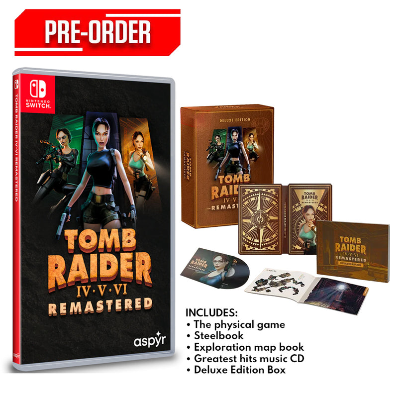 Tomb Raider IV-VI Remastered Starring Lara Croft | DataBlitz