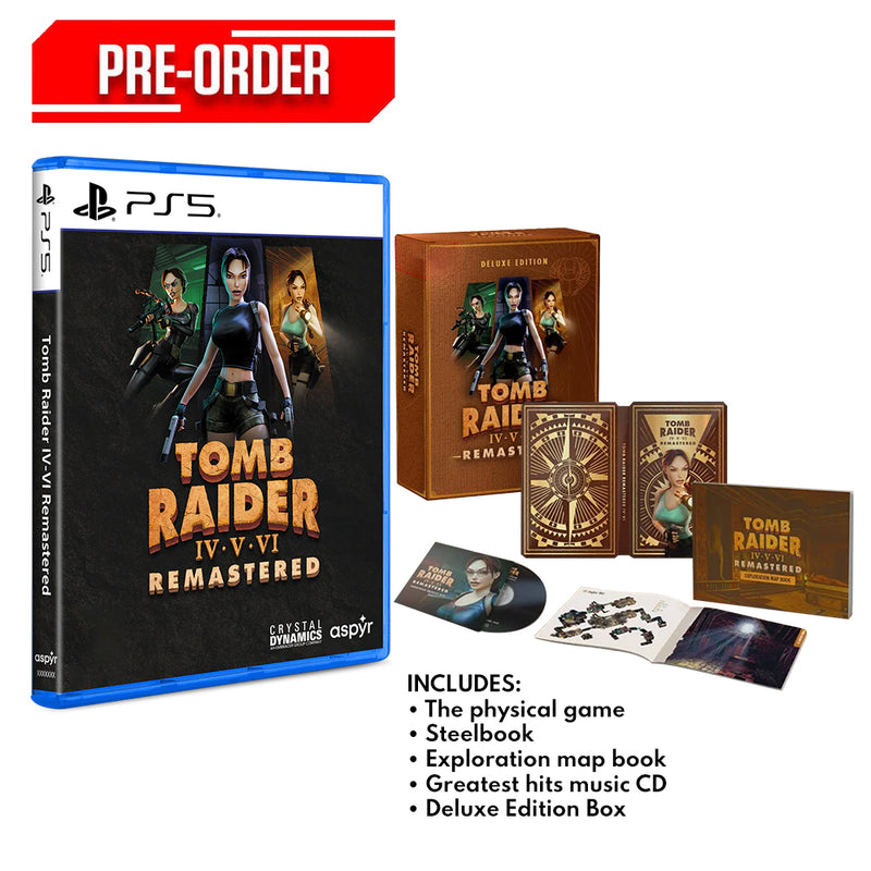 Tomb Raider IV-VI Remastered Starring Lara Croft | DataBlitz