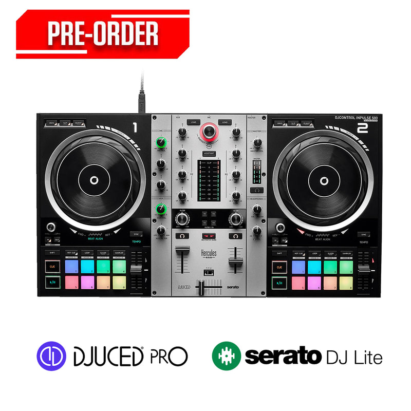 Hercules DJControl Inpulse 500 Silver Edition Pre-Order Downpayment
