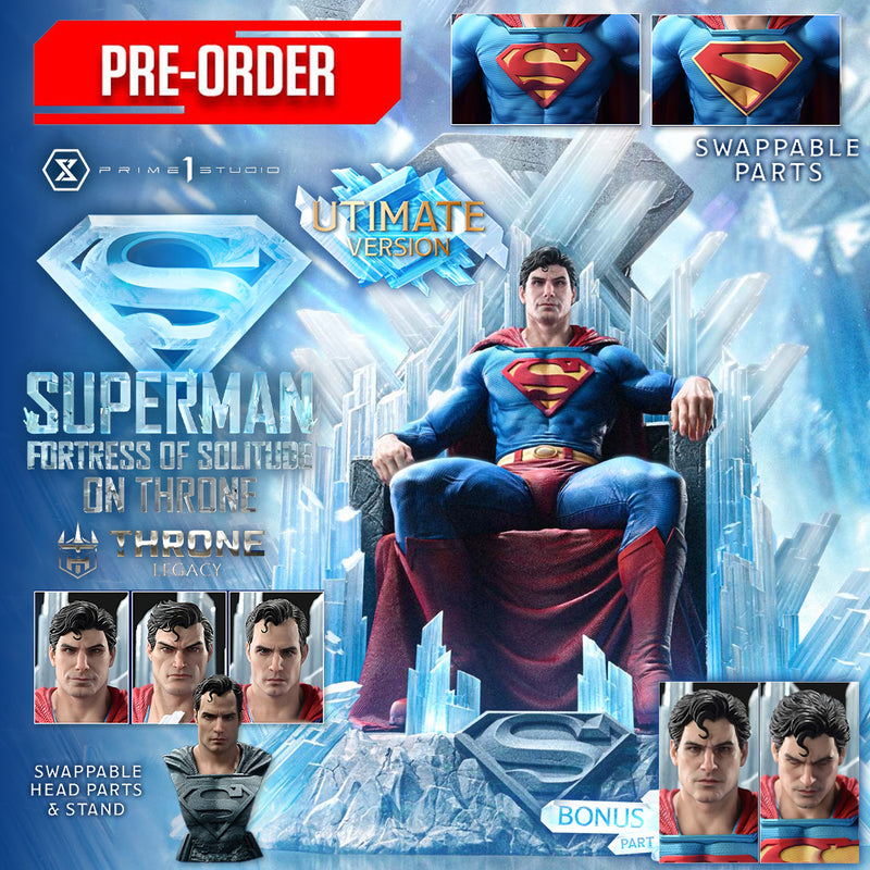 Throne Legacy Superman (Comics) Superman Fortress of Solitude on Throne | DataBlitz