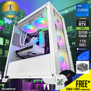 Aurora Elite 301 White Desktop Gaming PC | DataBlitz