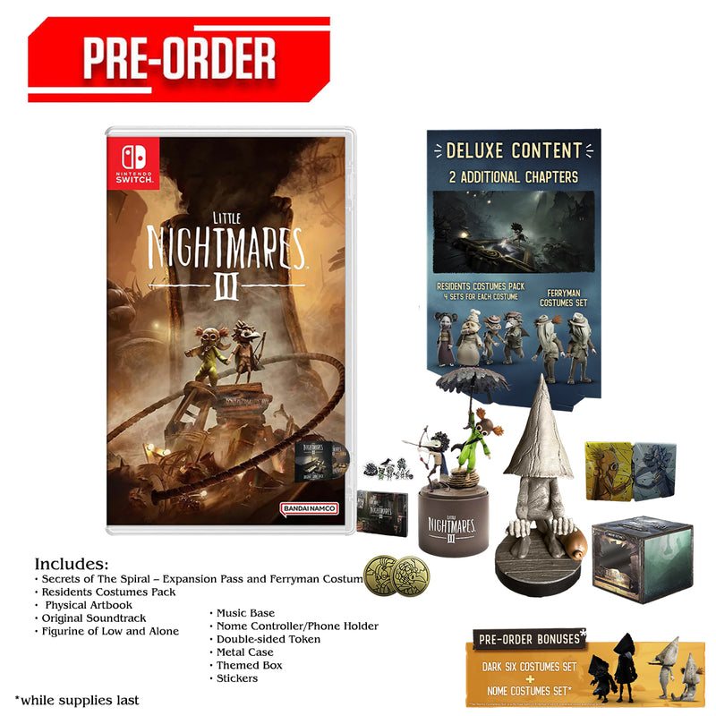 Nintendo Switch Little Nightmare III Spiral Edition Premium Collector Edition Pre-Order Downpayment
