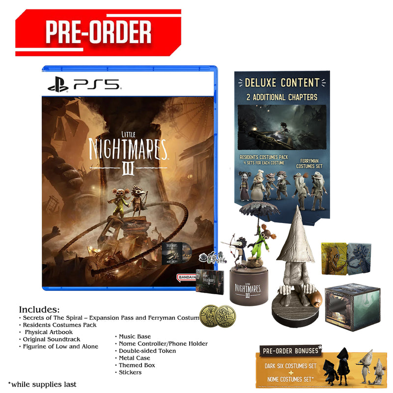 PS5 Little Nightmare III Spiral Edition Premium Collector Edition Pre-Order Downpayment
