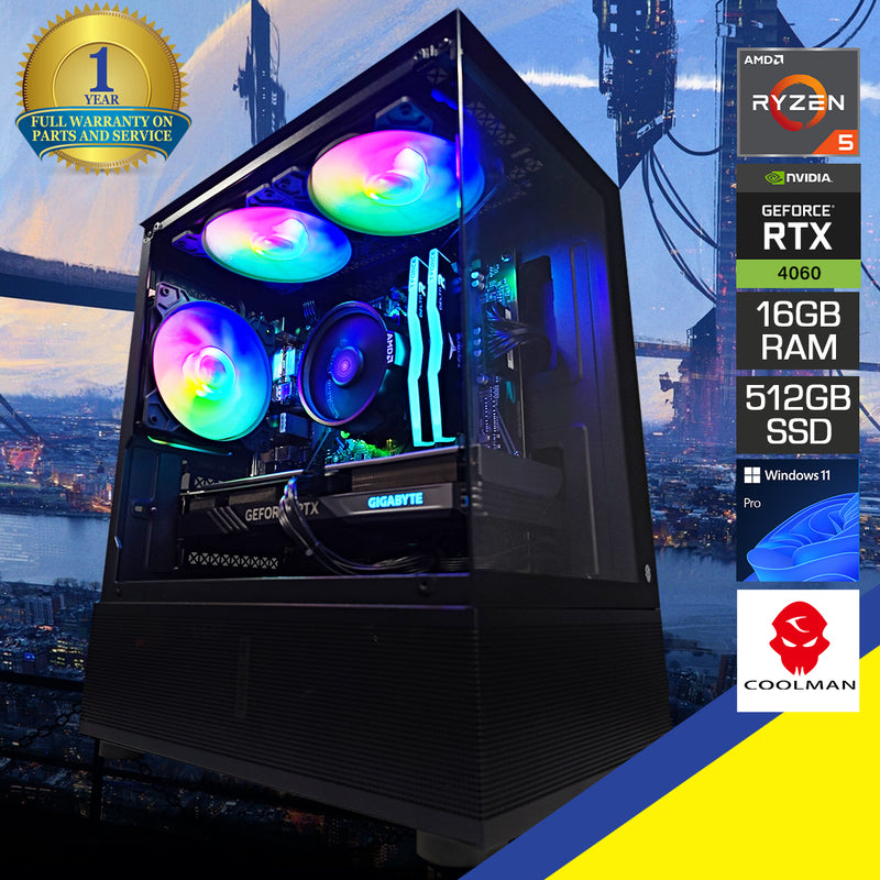 Alpha Reyna Black Desktop Gaming PC
