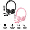 Onikuma X37 Professional Computer Headset (Black, Pink)