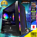 Powered by Gigabyte Campus Core Desktop Gaming PC | AMD Ryzen 5 5500 | 16GB RAM | 512GB SSD | RTX 3050 | Windows 11 Pro