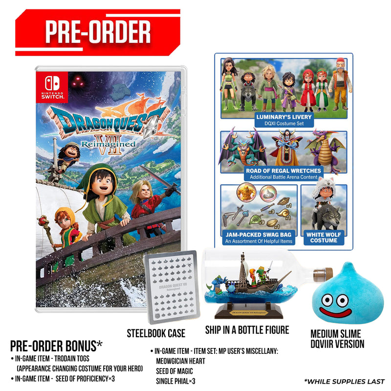 Nintendo Switch Dragon Quest VII Reimagined Collectors Edition Pre-Order Downpayment