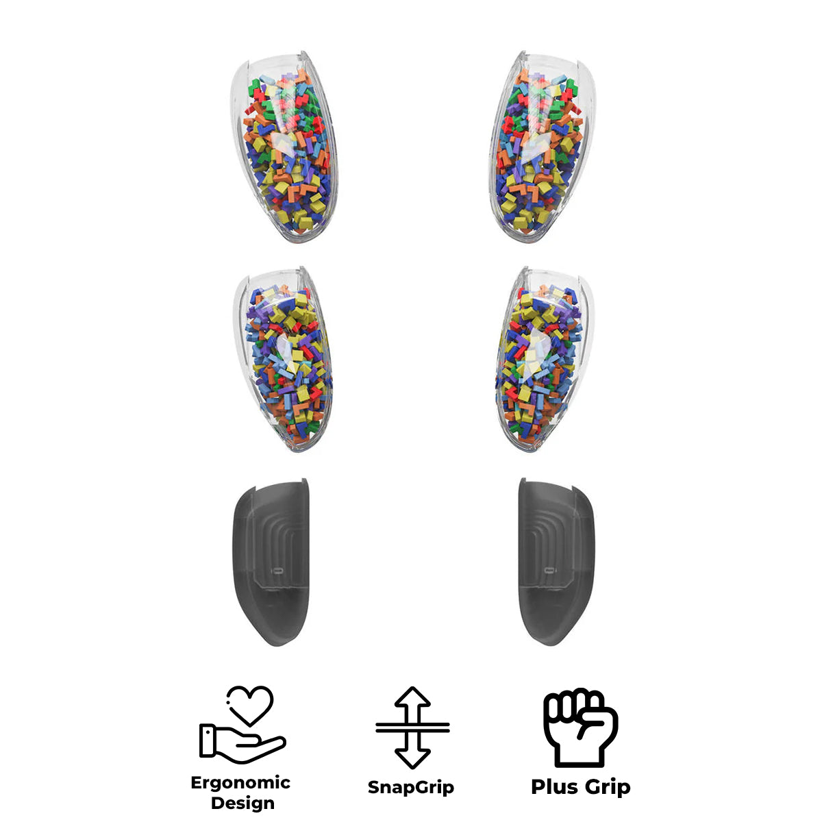 Skull & Co. Replacement Grip Set for Nintendo Switch 2 (Tetris Limited Edition) (NS2GRIP-TETR)