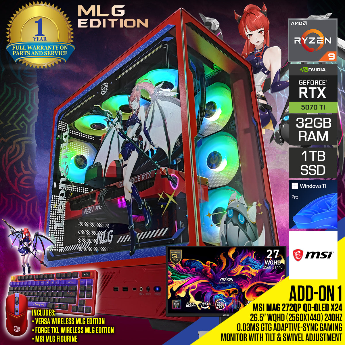 MLG Edition Desktop Gaming PC | DataBlitz