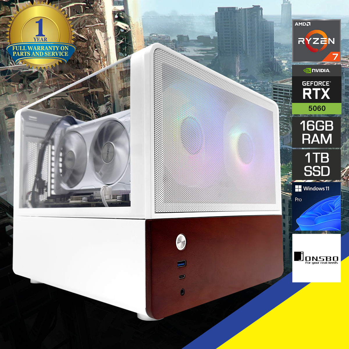 Aurora V12 White Desktop Gaming PC