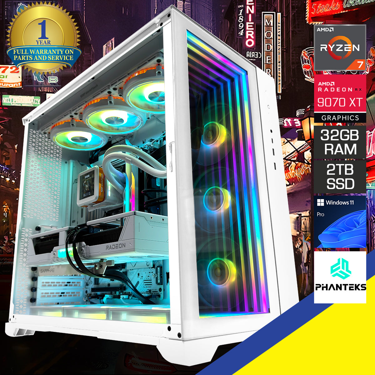 Ultra Magnium Gear White Desktop Gaming PC